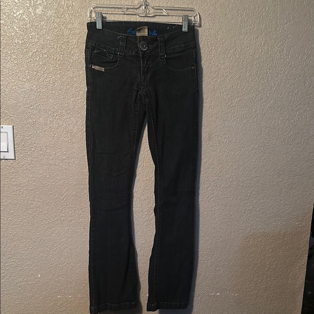 Women's Black Jeans bubble gum 3/4